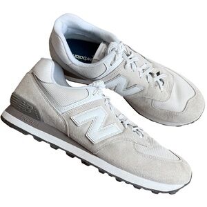 New Balance 574 core sneakers men size 13 gray cream neutral